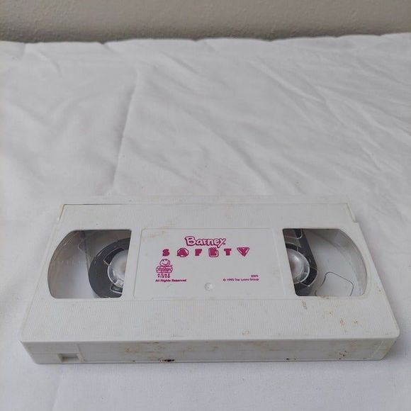 Barney & Friends Safety VHS Vintage Kids Sing Along Songs OOP PBS Kids - Picture 6 of 6